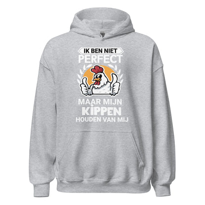 Unisex hoodie (kippen houden van mij)