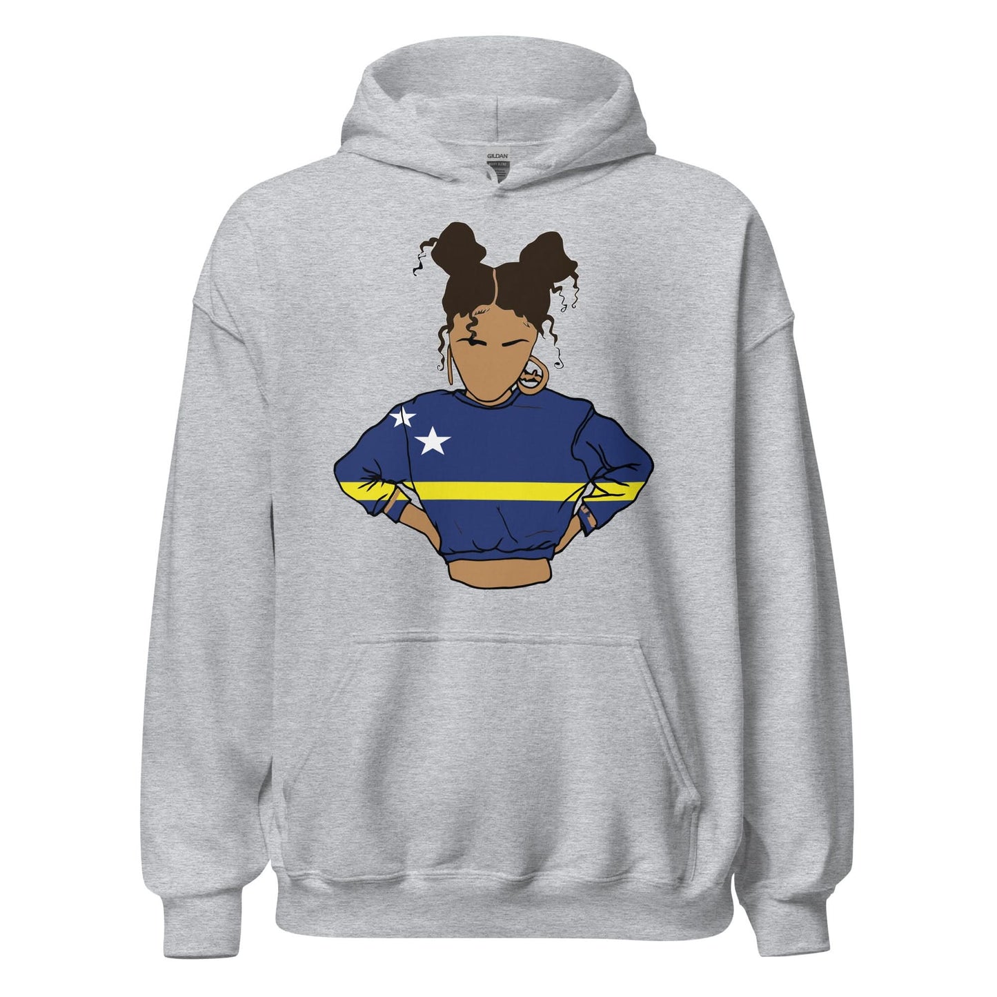Unisex hoodie (strong woman- Cura)