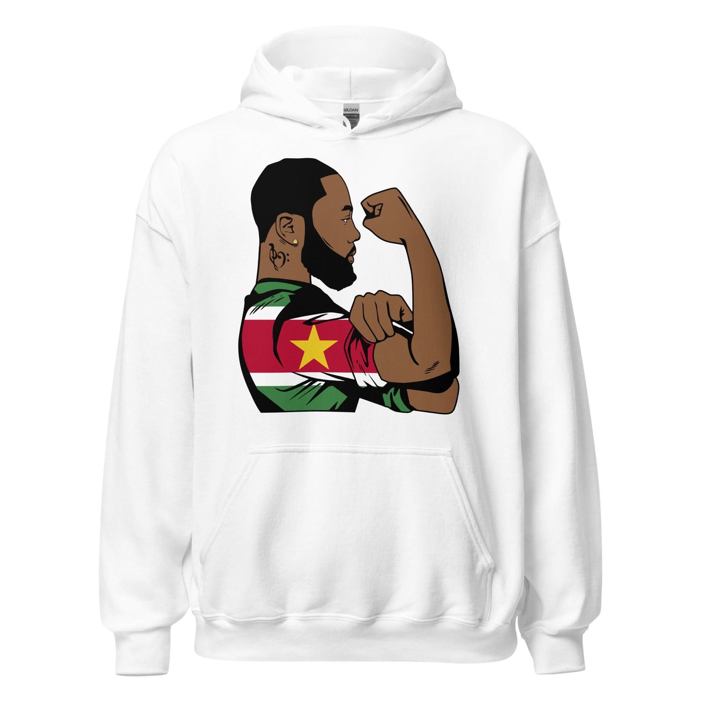 Unisex Hoodie(strongman - Suriname)