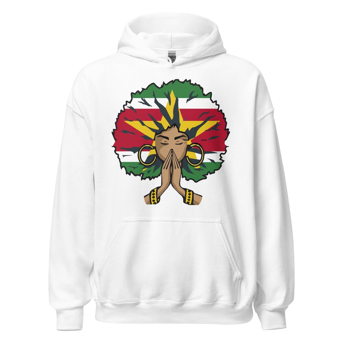 Unisex hoodie (Afro - Suriname)