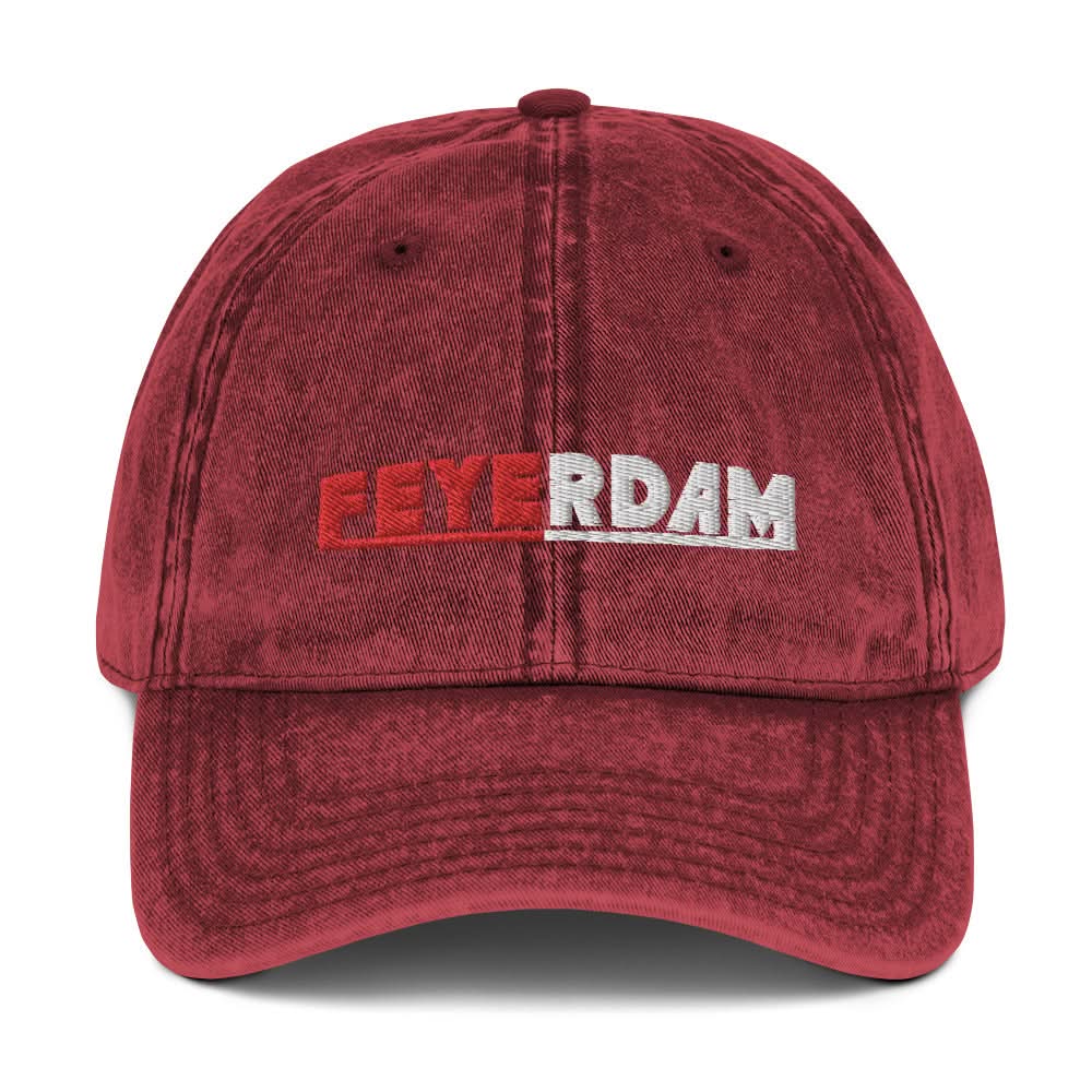 Premium vintage pet van katoenen keperstof-  FEYERDAM