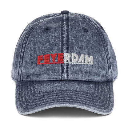 Premium vintage pet van katoenen keperstof-  FEYERDAM