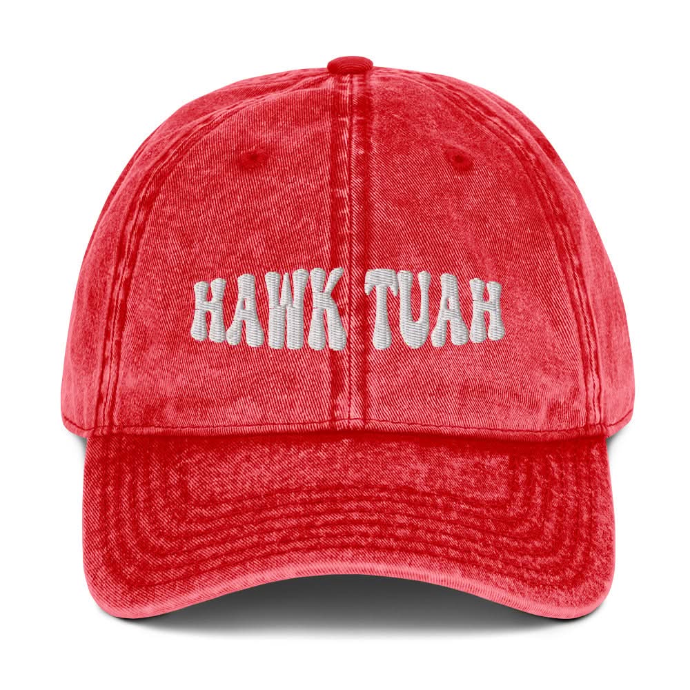 Vintage pet van katoenen keperstof (HAWK TUAH SUMMER 2024)