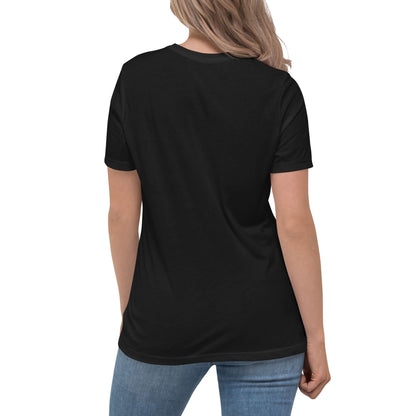 Relaxed dames-T-shirt (Ja ik ben een vrouw, ja Ik spreek vleoeiend voetbal)
