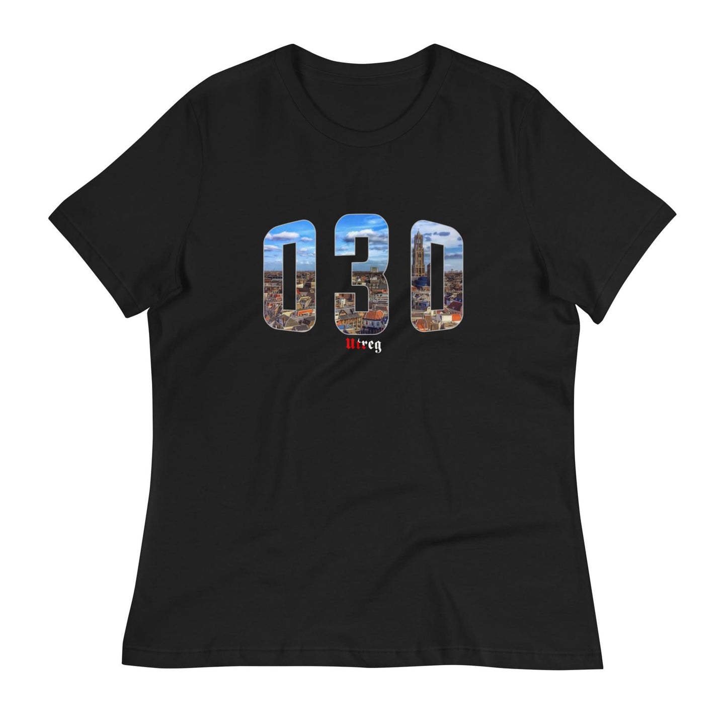 Relaxed dames-T-shirt (Utreg 030)