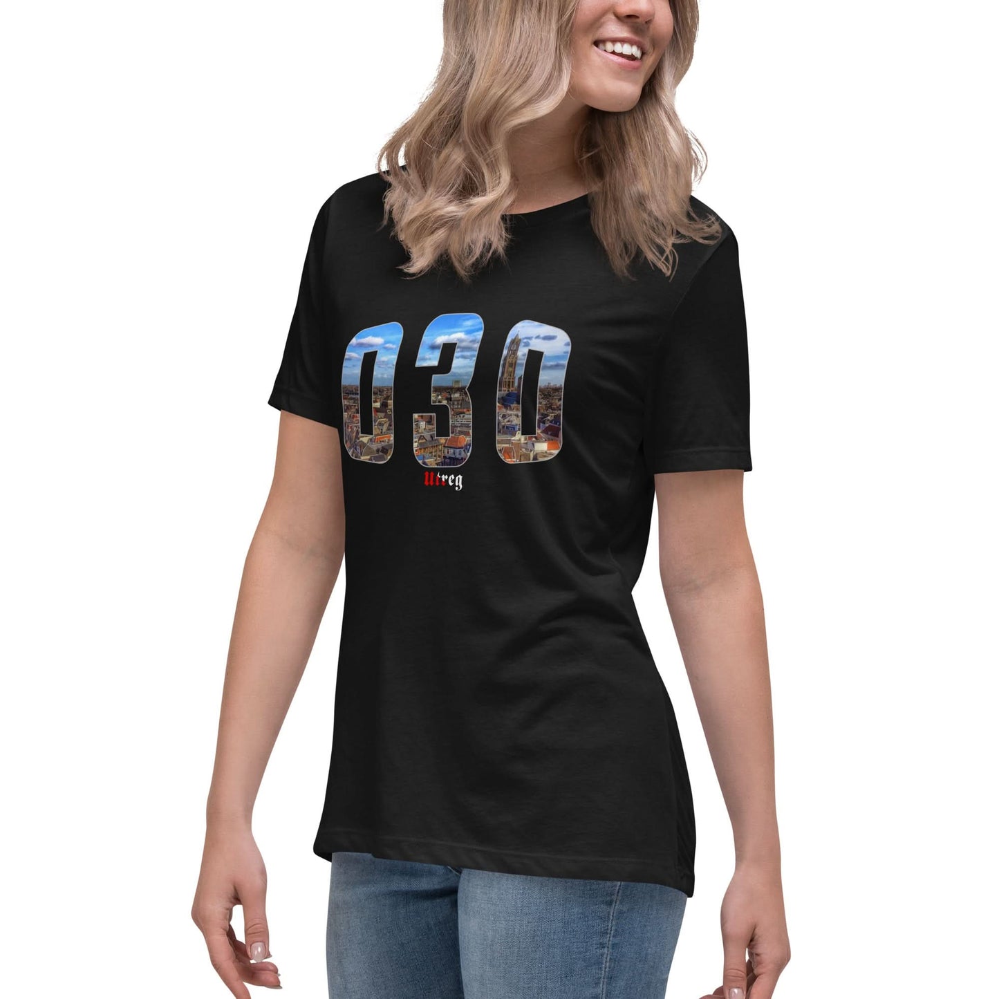 Relaxed dames-T-shirt (Utreg 030)