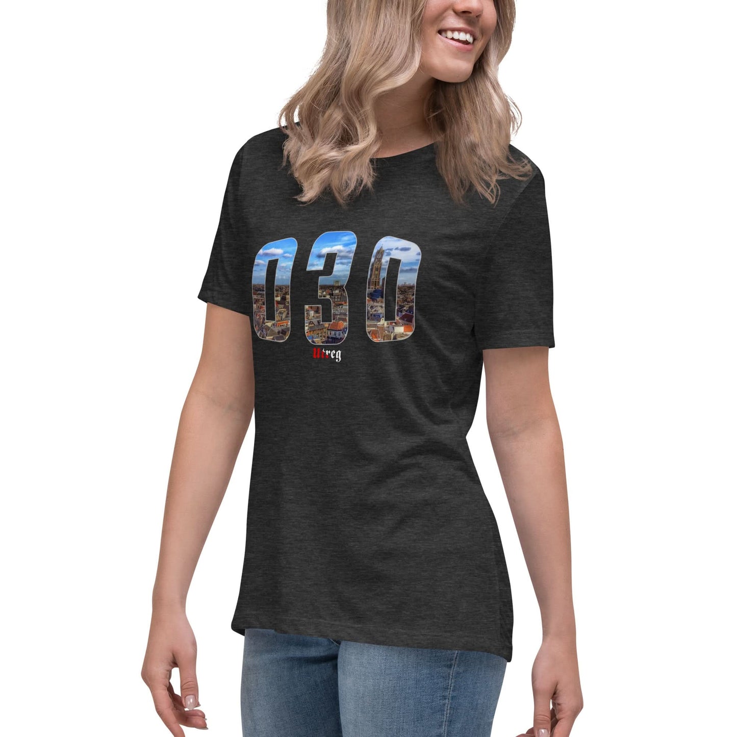 Relaxed dames-T-shirt (Utreg 030)