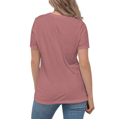 Relaxed dames-T-shirt (Ja ik ben een vrouw, ja Ik spreek vleoeiend voetbal)