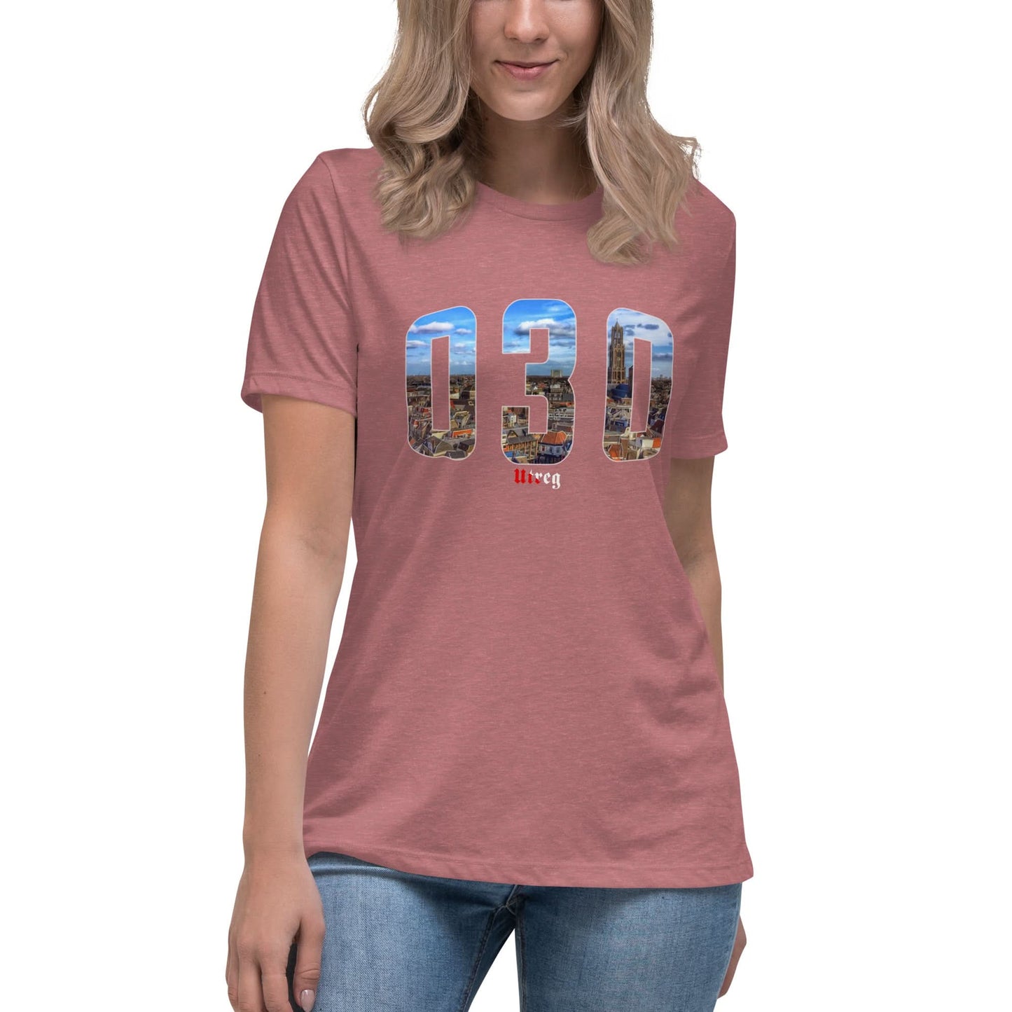 Relaxed dames-T-shirt (Utreg 030)