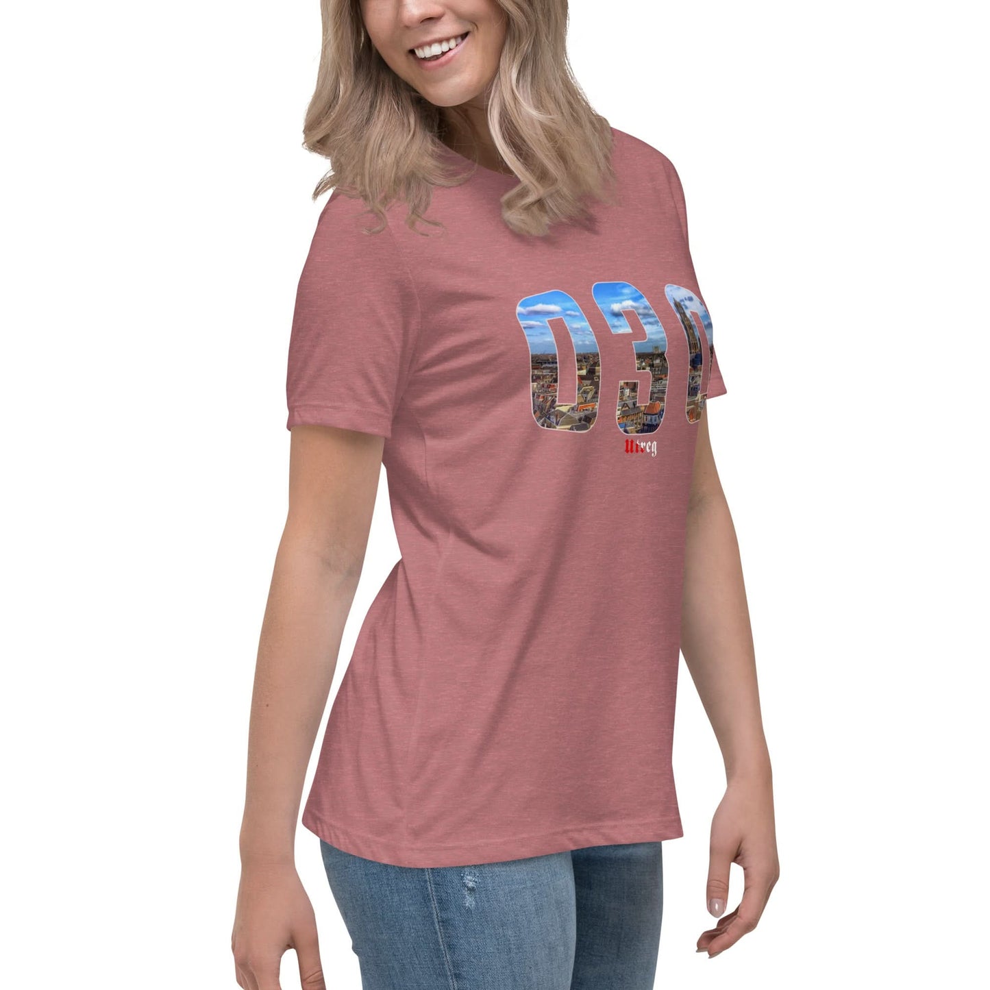 Relaxed dames-T-shirt (Utreg 030)