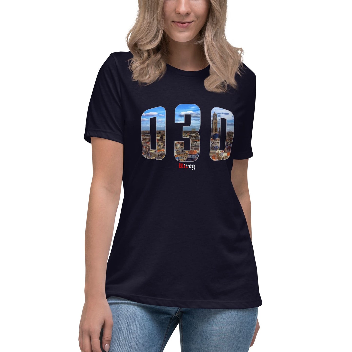 Relaxed dames-T-shirt (Utreg 030)